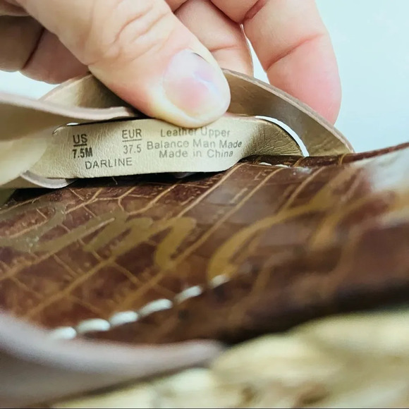 NWOT Sam Edelman Darline Leather Braided Wedge Espadrille Platform Sandals - Picture 10 of 10